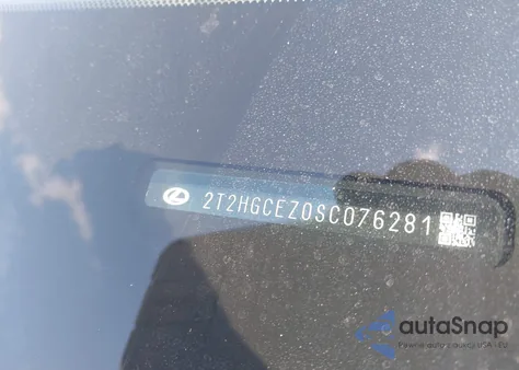 2025 Lexus Nx 350 Luxury из США, поврежденный, VIN 2T2HGCEZ0SC076281